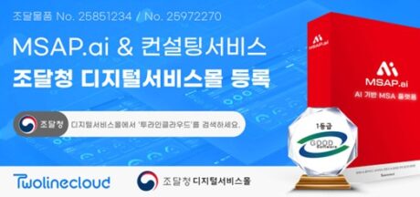 투라인클라우드, MSAP.ai·컨설팅서비스 조달청 디지털서비스몰 등록